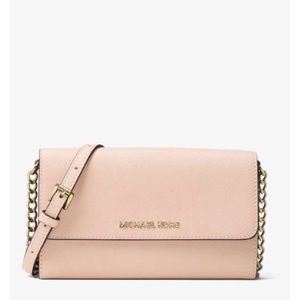 Michael Kors Jet Set Saffiano Leather Crossbody